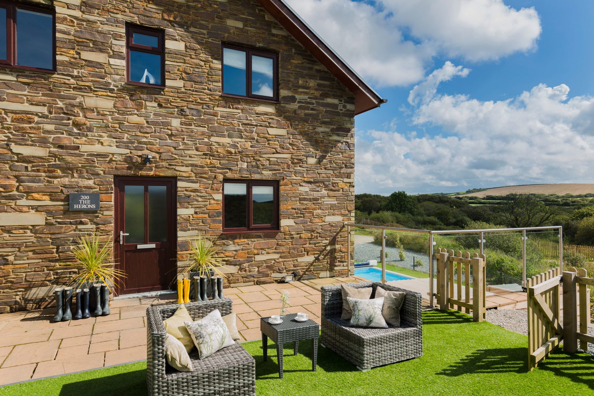Large Luxury Holiday Homes Swimming Pool Cornwall UK