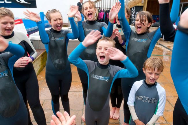 Childrens FlowRider activity Newquay Padstow 2022