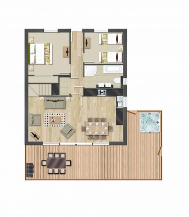 Eden 4 bedroom ground floor plan