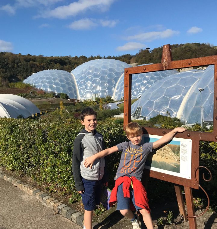 Family at Eden Project St Austell