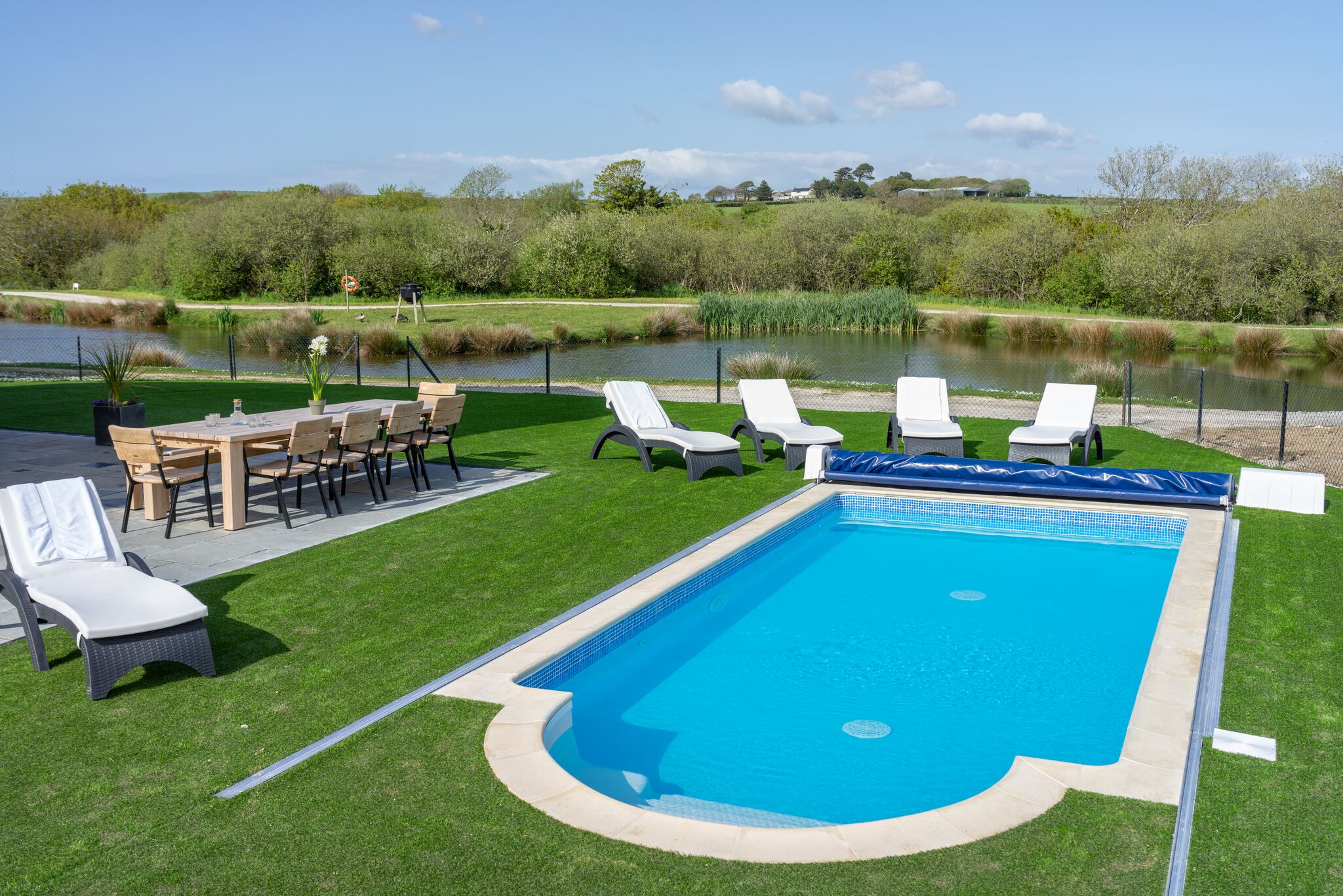 Large Luxury Holiday Homes Swimming Pool Cornwall UK
