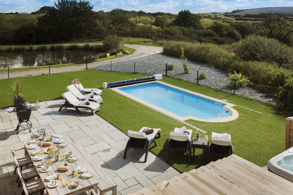 Large Luxury Holiday Homes Swimming Pool Cornwall UK