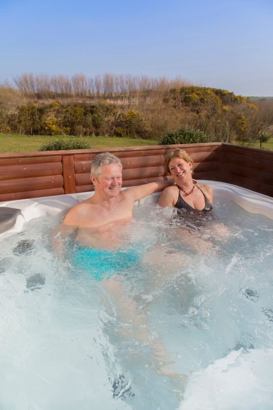 Hot Tub holiday lodge with Queenwood Holidays