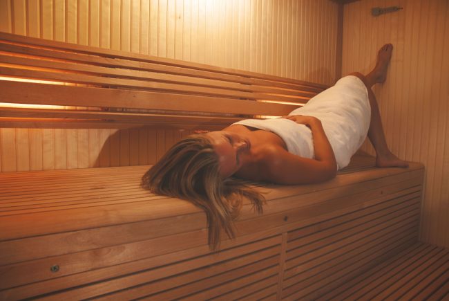 Sauna at Retallack Resort